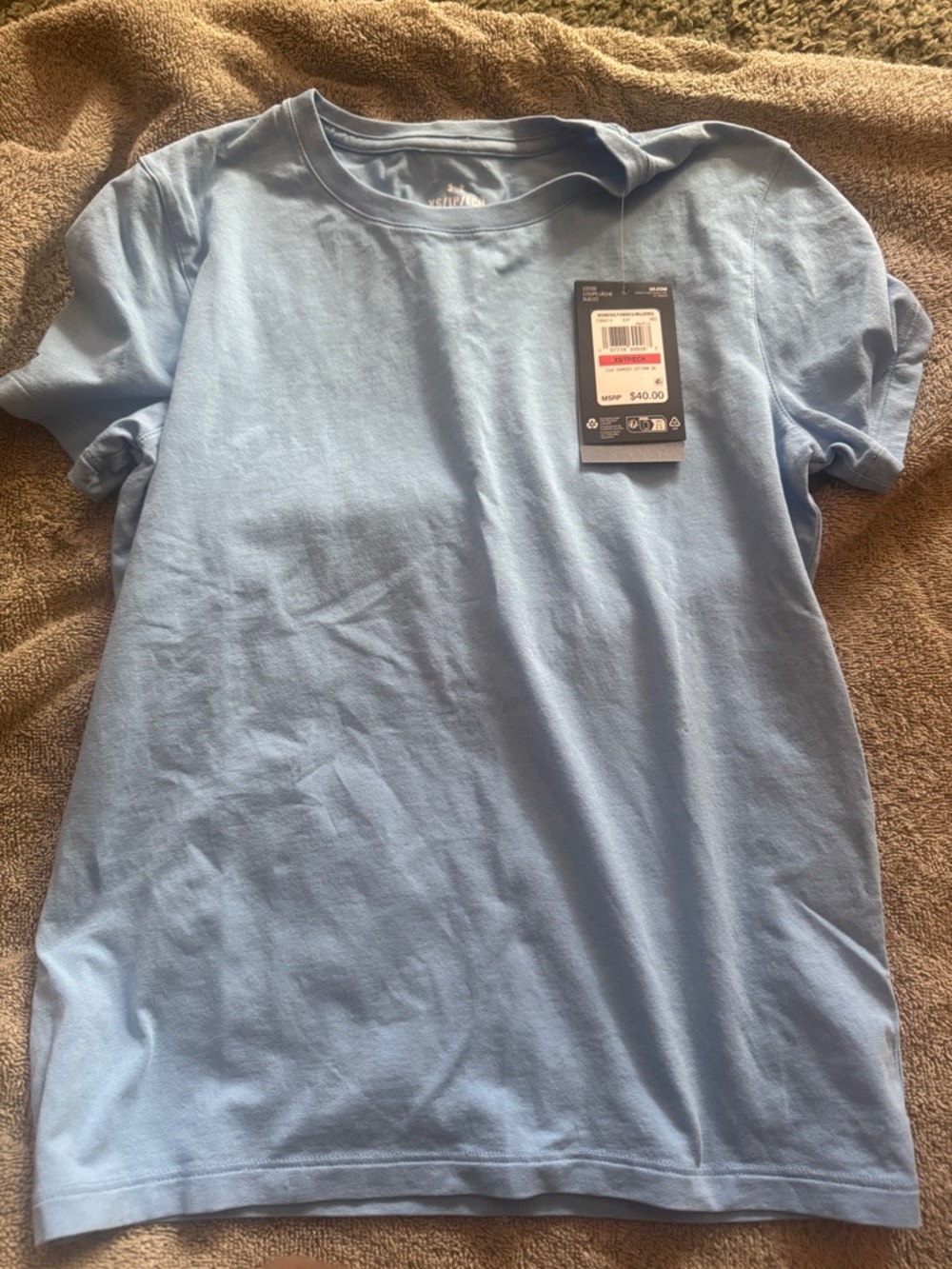 Under Armour Light Blue Short Sleeve Crew Tee